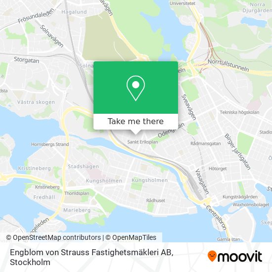 Engblom von Strauss Fastighetsmäkleri AB map
