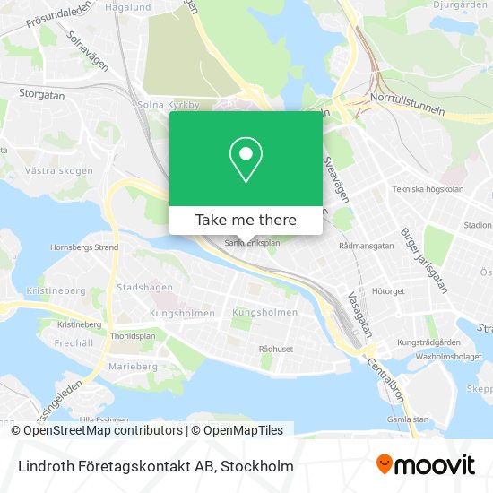 Lindroth Företagskontakt AB map