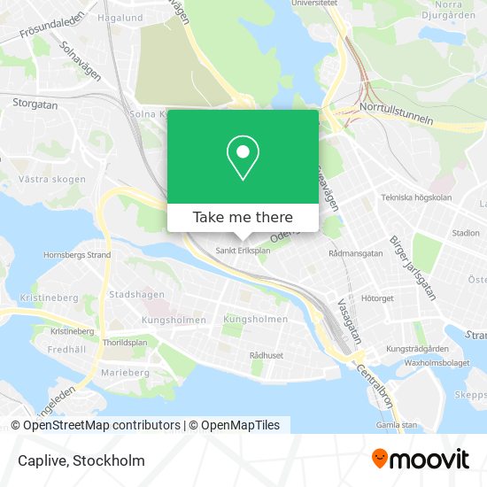 Caplive map