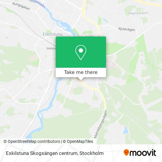Eskilstuna Skogsängen centrum map