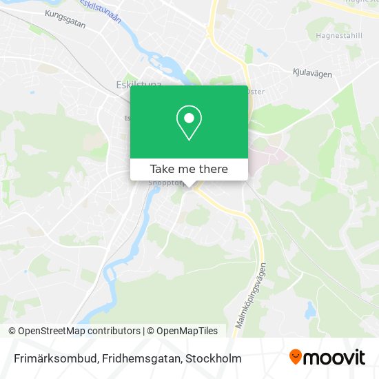 Frimärksombud, Fridhemsgatan map