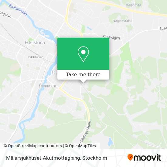 Mälarsjukhuset-Akutmottagning map