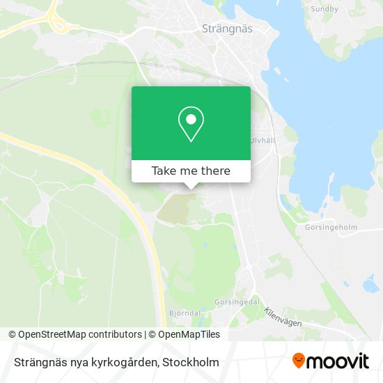 Strängnäs nya kyrkogården map