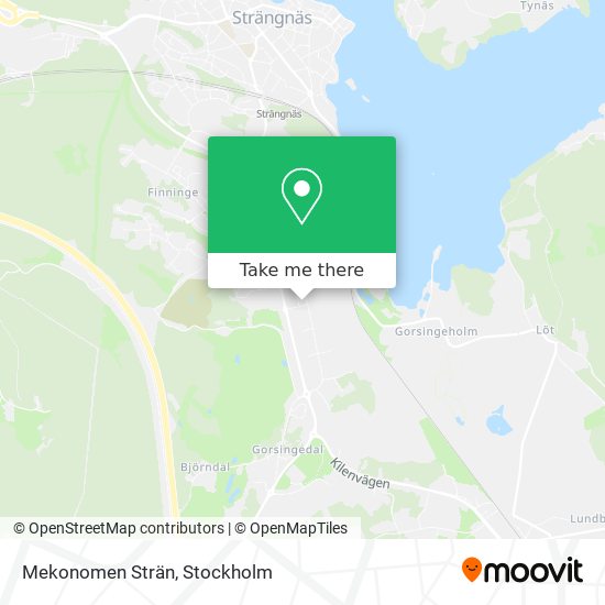 Mekonomen Strän map