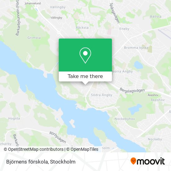 Björnens förskola map