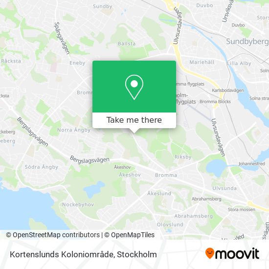 Kortenslunds Koloniområde map