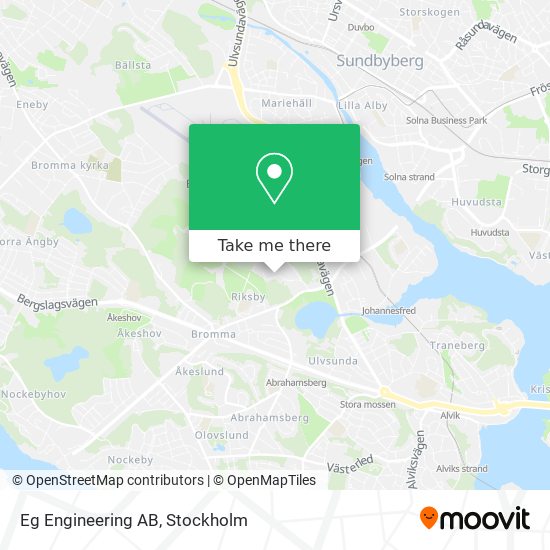 Eg Engineering AB map