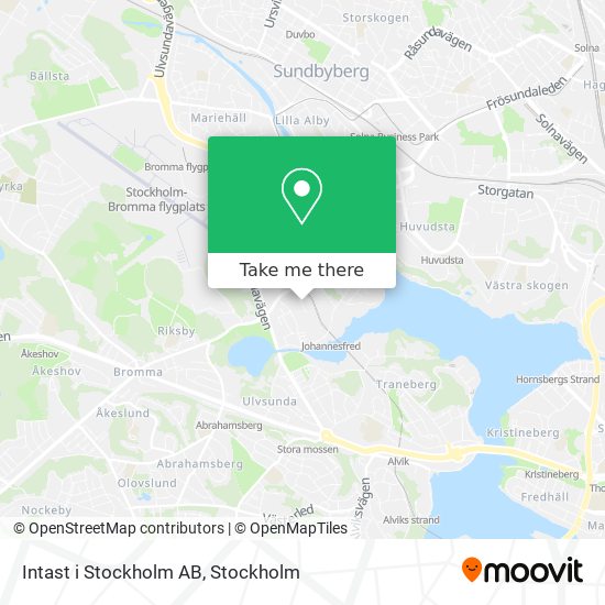 Intast i Stockholm AB map