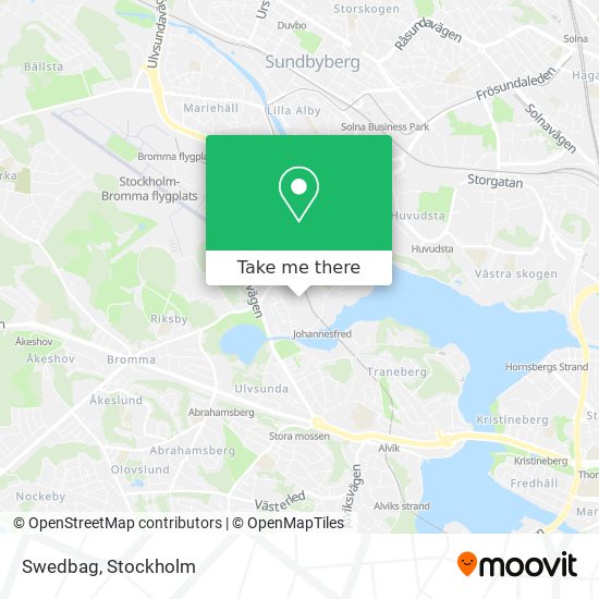 Swedbag map