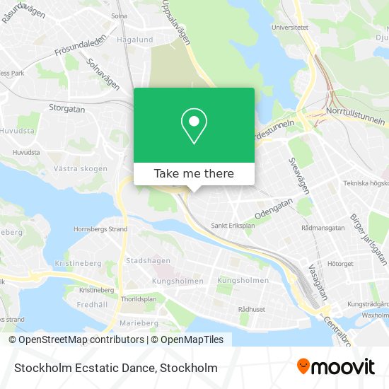 Stockholm Ecstatic Dance map