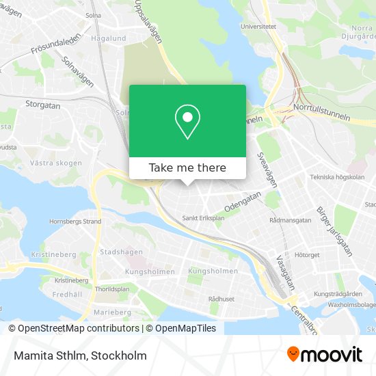 Mamita Sthlm map