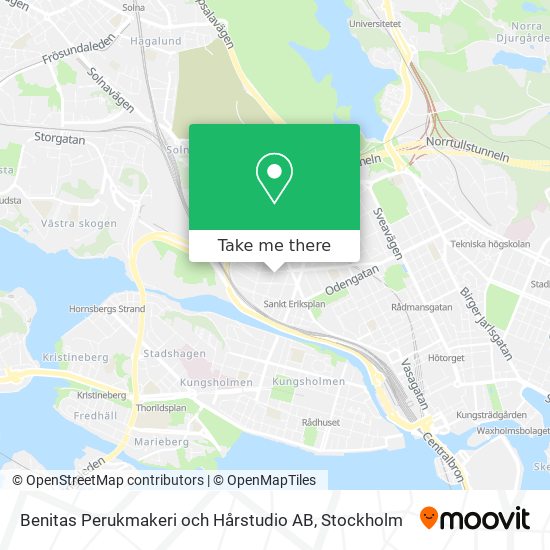 Benitas Perukmakeri och Hårstudio AB map