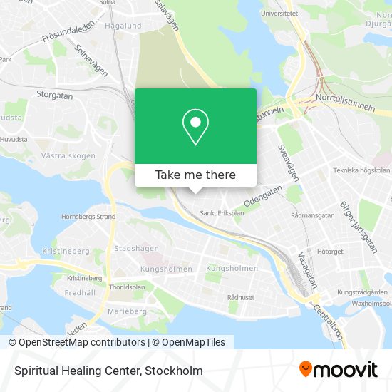 Spiritual Healing Center map