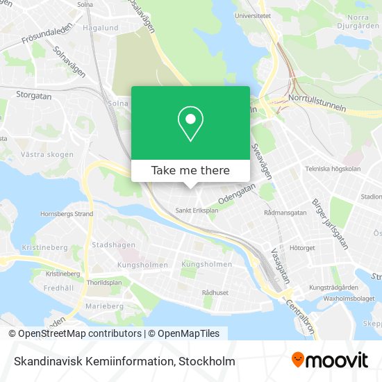 Skandinavisk Kemiinformation map