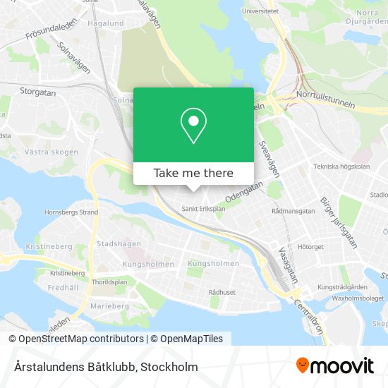 Årstalundens Båtklubb map