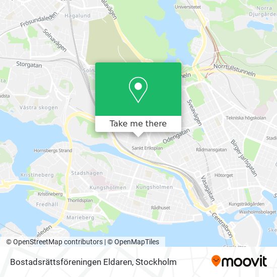 Bostadsrättsföreningen Eldaren map