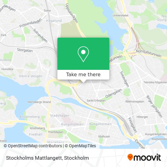 Stockholms Mattlangett map