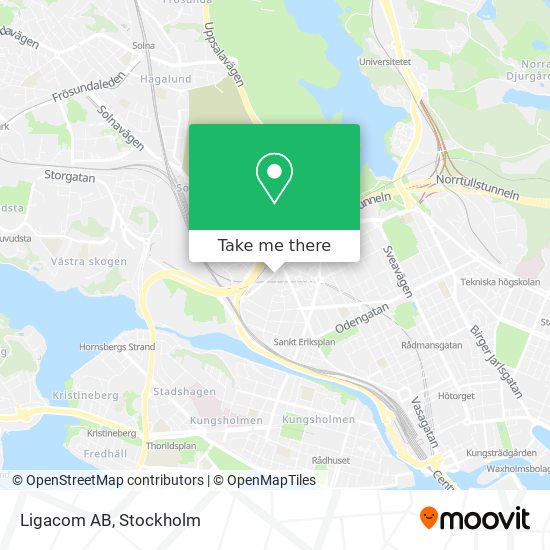 Ligacom AB map