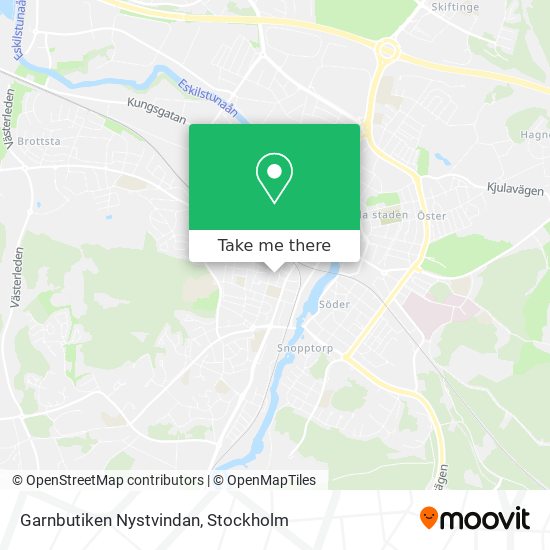 Garnbutiken Nystvindan map