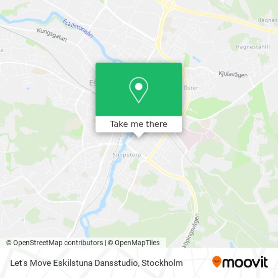 Let's Move Eskilstuna Dansstudio map
