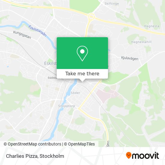 Charlies Pizza map