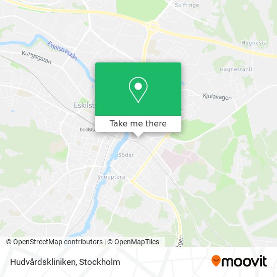 Hudvårdskliniken map
