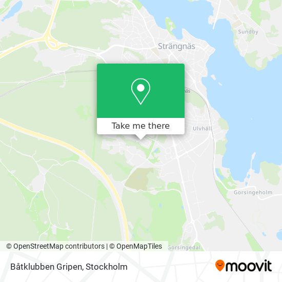 Båtklubben Gripen map