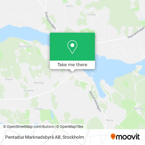 Pentadux Marknadsbyrå AB map