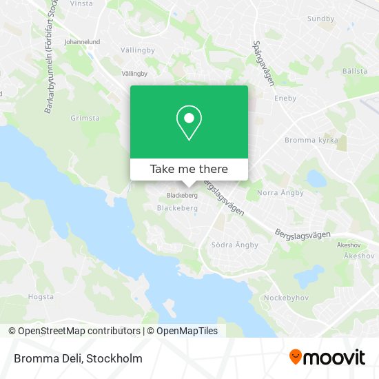 Bromma Deli map