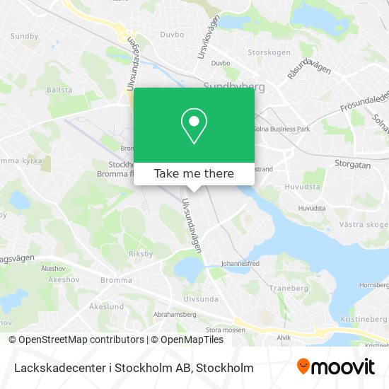 Lackskadecenter i Stockholm AB map