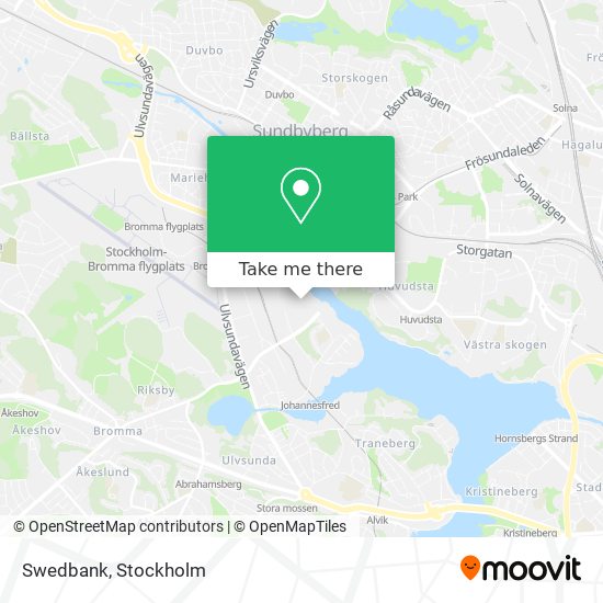 Swedbank map