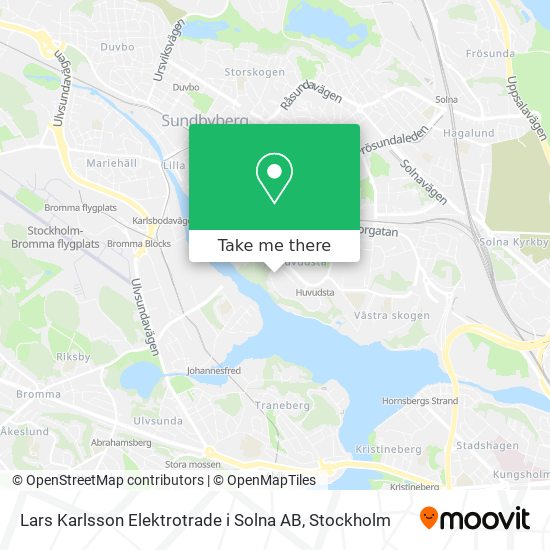 Lars Karlsson Elektrotrade i Solna AB map