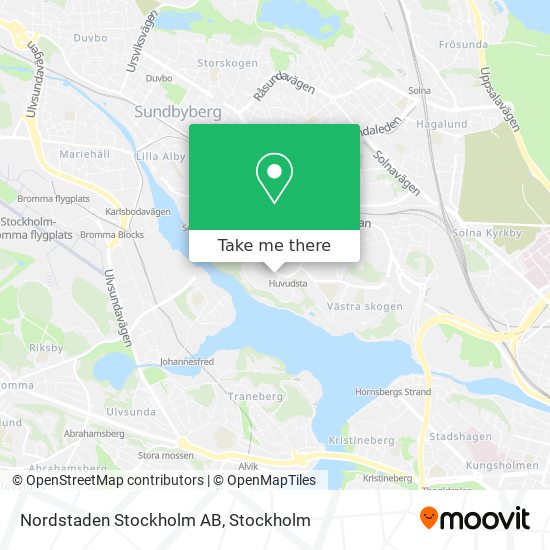 Nordstaden Stockholm AB map