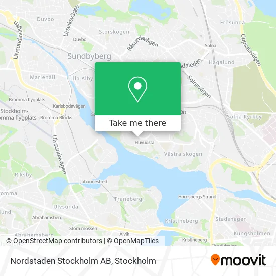 Nordstaden Stockholm AB map