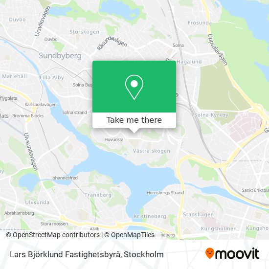 Lars Björklund Fastighetsbyrå map