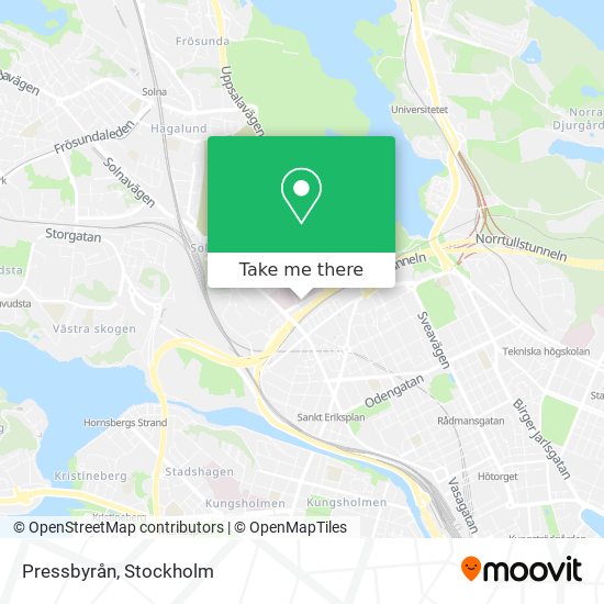 Pressbyrån map