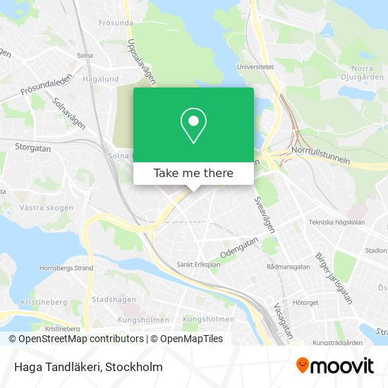 Haga Tandläkeri map