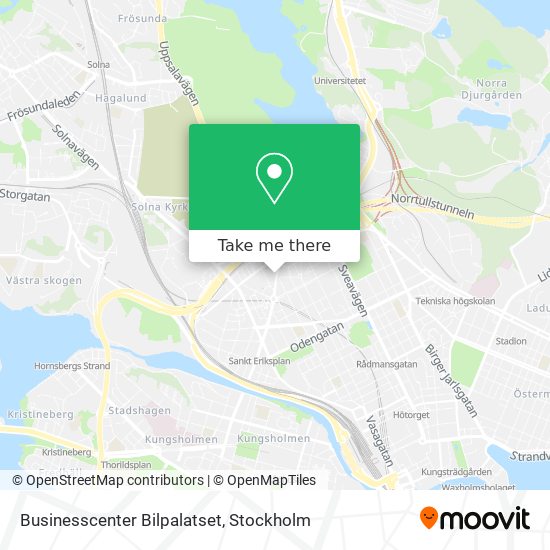 Businesscenter Bilpalatset map