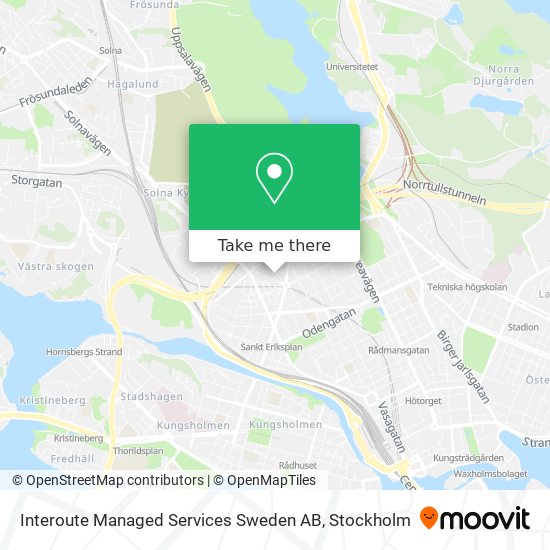 Interoute Managed Services Sweden AB map