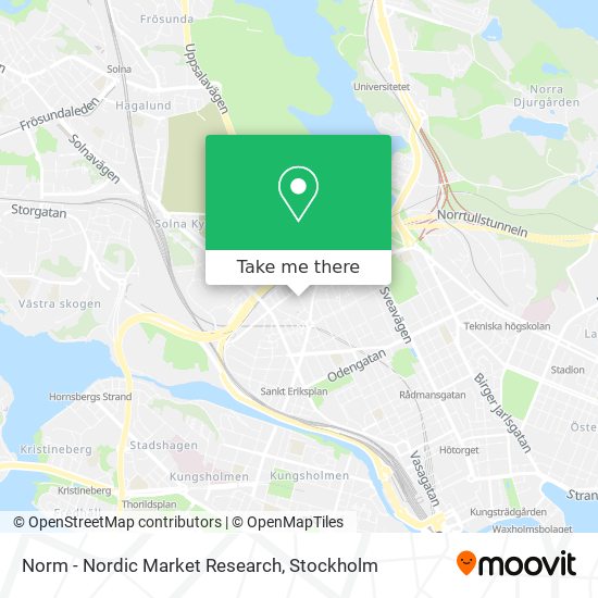 Norm - Nordic Market Research map