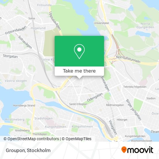 Groupon map