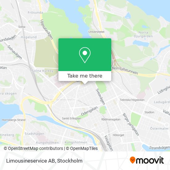 Limousineservice AB map