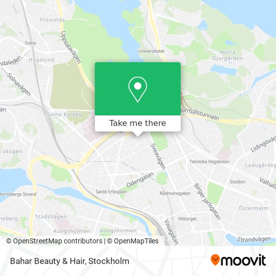 Bahar Beauty & Hair map