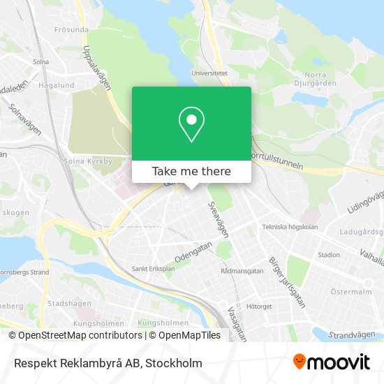 Respekt Reklambyrå AB map