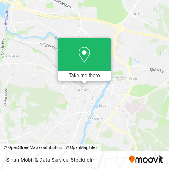 Sinan Mobil & Data Service map