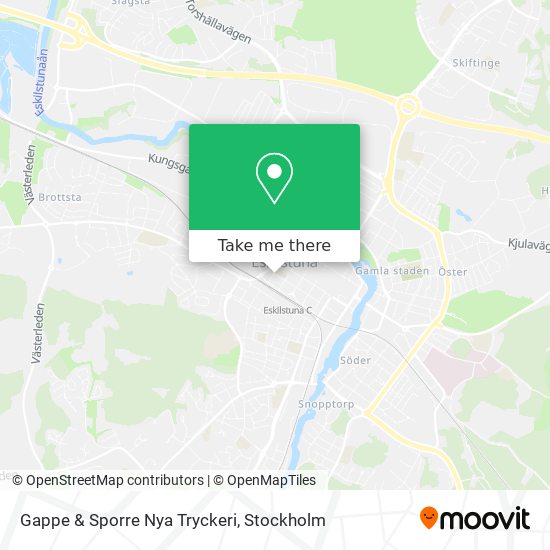 Gappe & Sporre Nya Tryckeri map