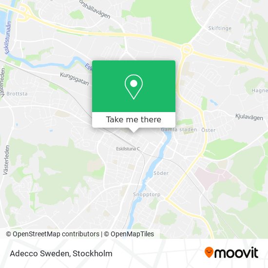 Adecco Sweden map