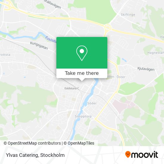 Ylvas Catering map