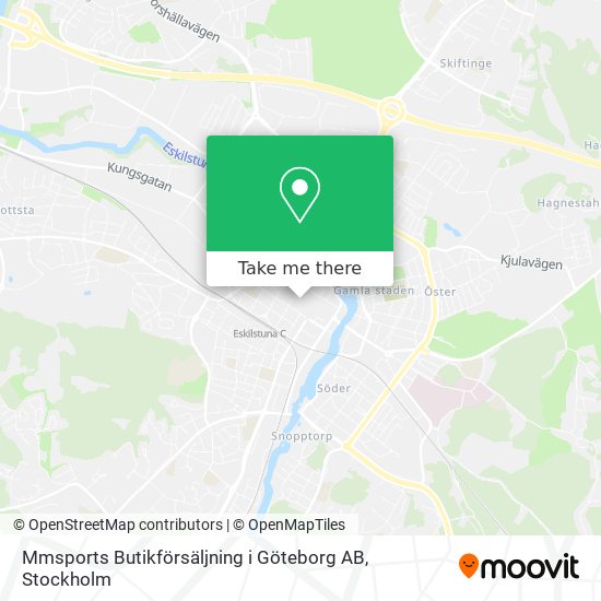 Mmsports Butikförsäljning i Göteborg AB map