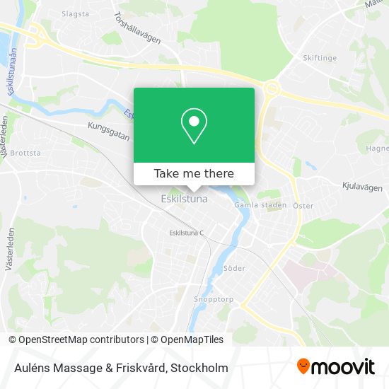 Auléns Massage & Friskvård map